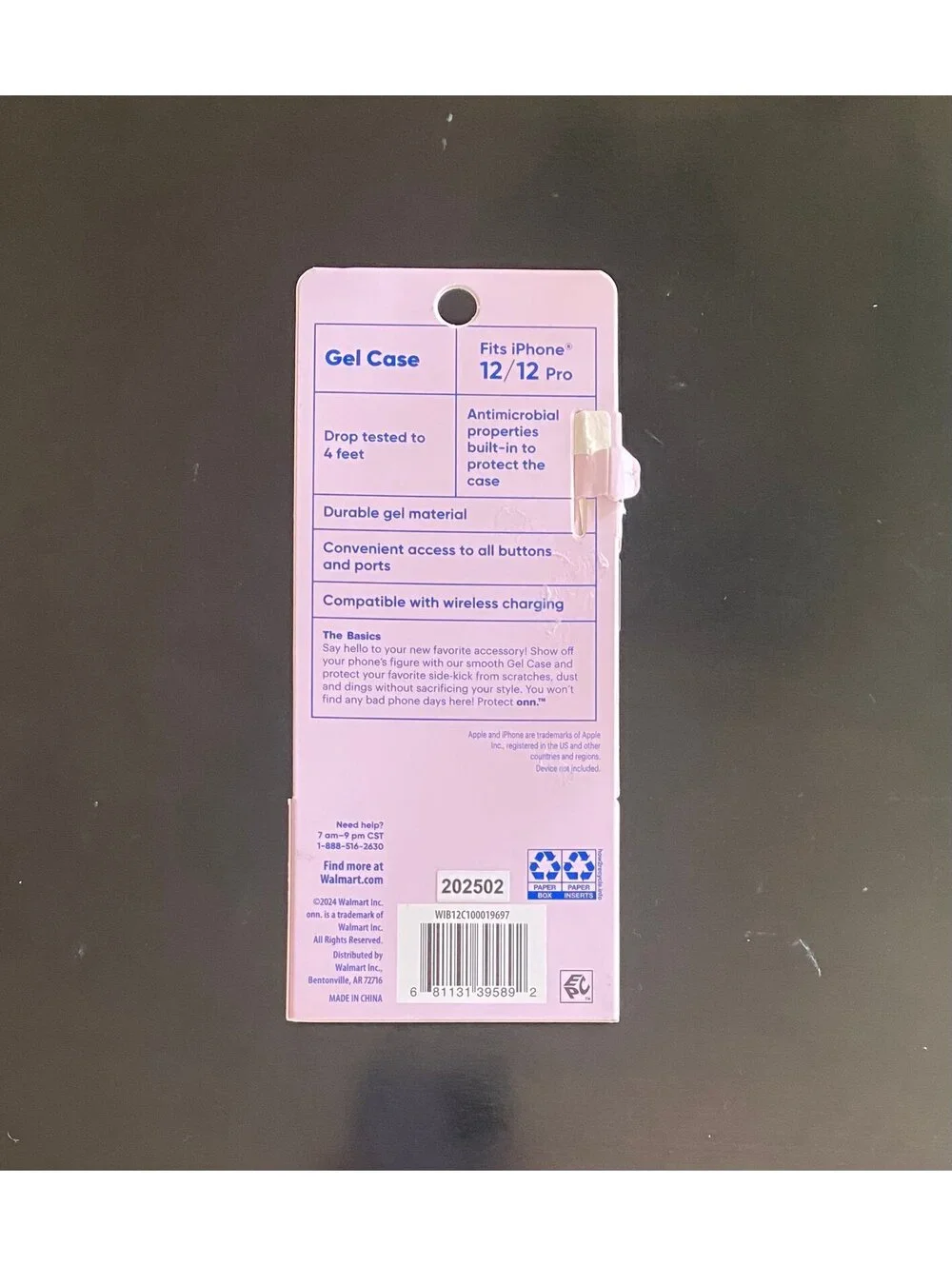 Case for iPhone 12/12 Pro Clear